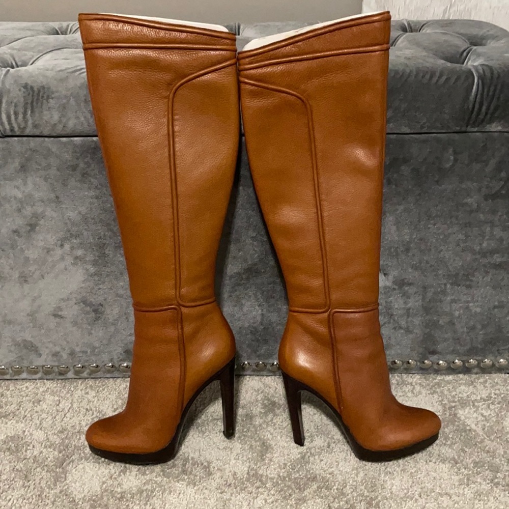 Rachel Zoe Chloe luggage leather OTK boot